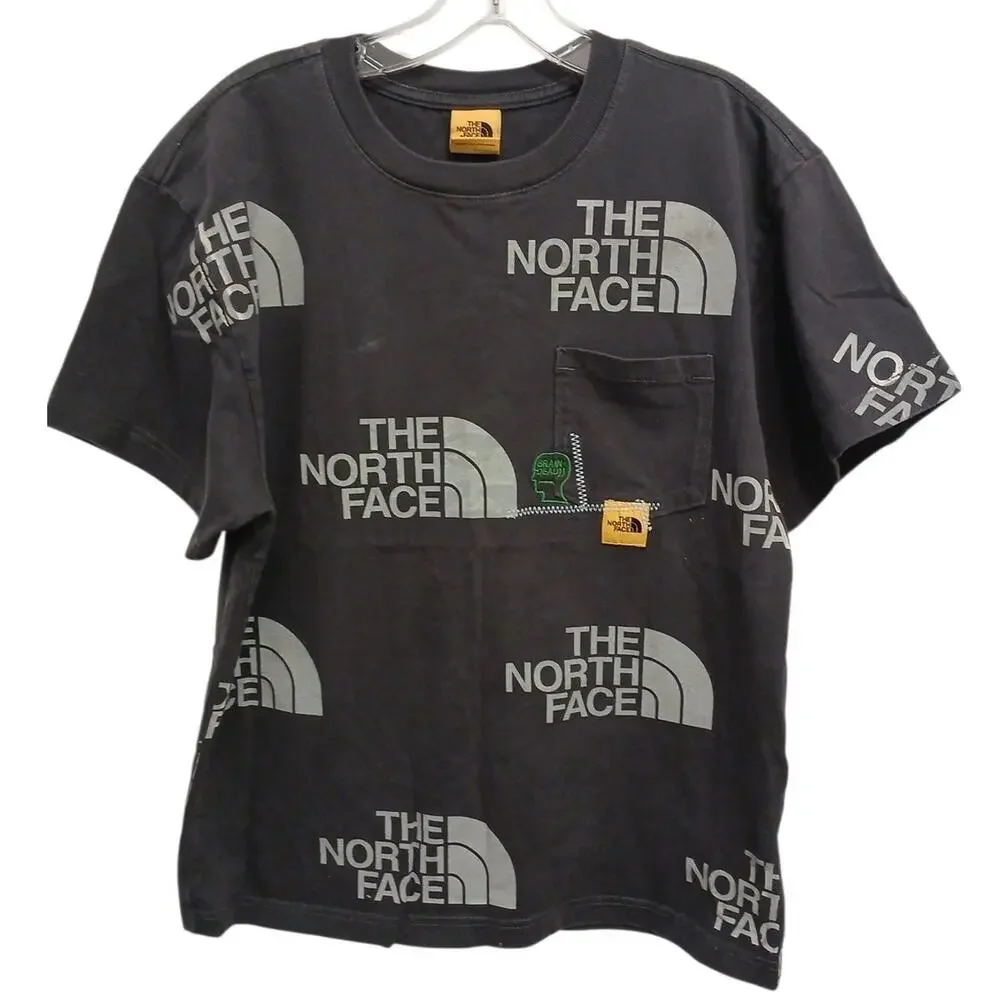 The North Face Brain‎ Dead Collab Collectible T-shirt Sz M Black Skull Embroider